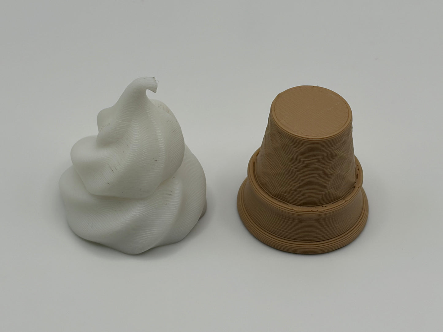 Magnetic Soft Serve Ice Cream Cone