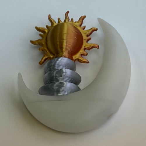 Magnetic Sun Stacked Moon