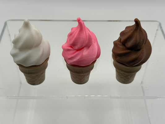 "Hatcessories" Soft Serve Ice Cream Cone