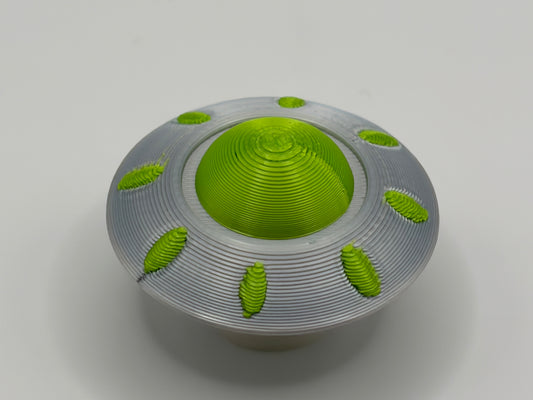 "Hatcessories" UFO v2 w/Glow Tractor Beam