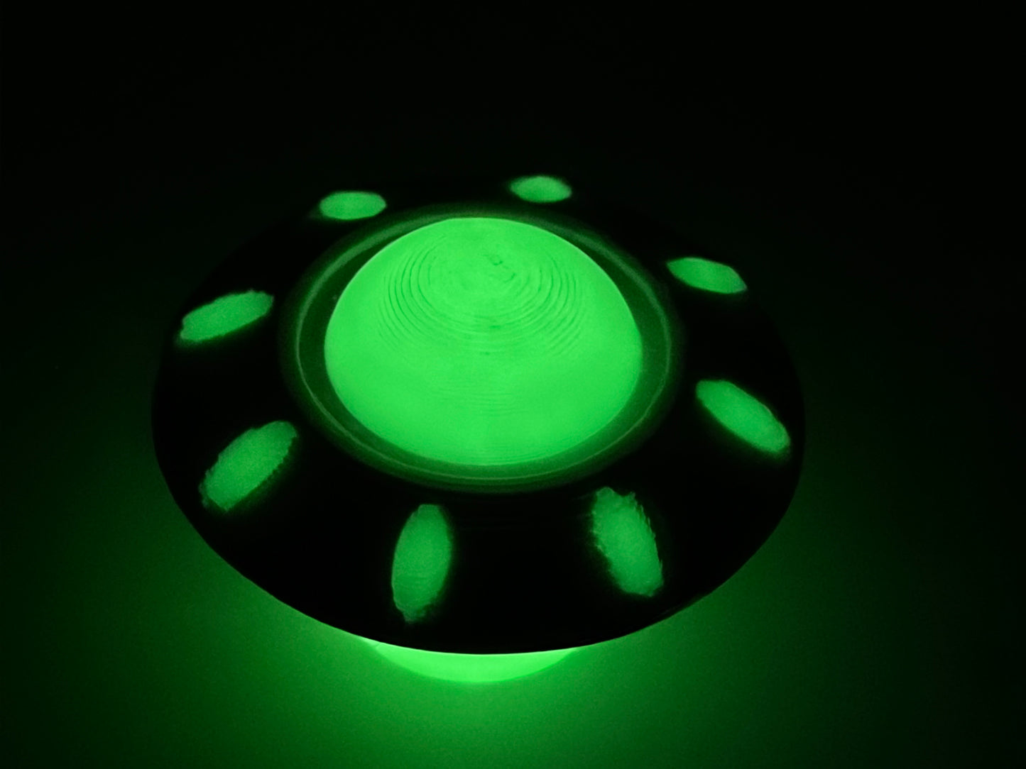 "Hatcessories" UFO v2 w/Glow Tractor Beam