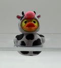 Magnetic Ducky wearing Cow Suit