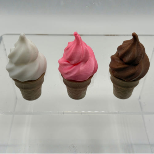 Magnetic Soft Serve Ice Cream Cone
