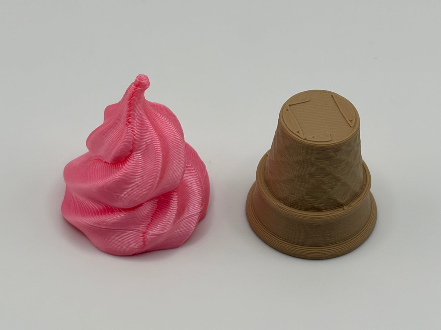 Magnetic Soft Serve Ice Cream Cone